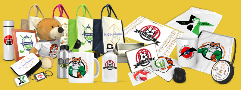 Objets personnalisés pour association